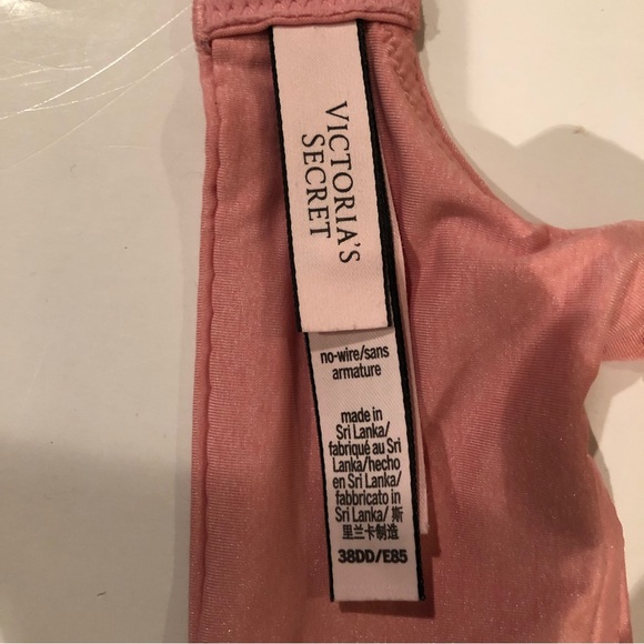 VICTORIA’S SECRET Pink No Wire BRA 38DD - Picture 6 of 8